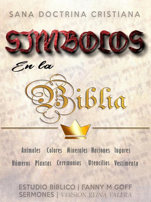 Cover image for Símbolos en la Biblia